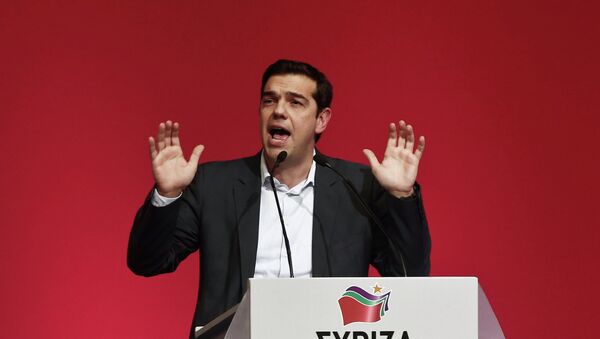 Alexis Tsipras, líder de la formación Syriza - Sputnik Mundo