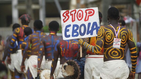Manifestación contra la epidemia de ébola (Archivo) - Sputnik Mundo