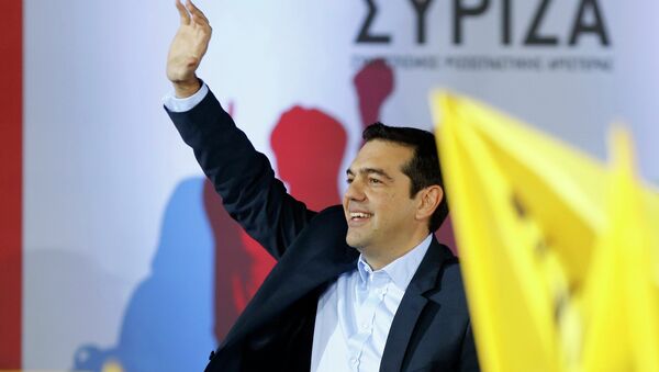 Alexis Tsipras, primer ministro de Grecia y líder del partido Syriza - Sputnik Mundo