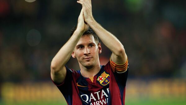 Lionel Messi, futbolista del Barça - Sputnik Mundo
