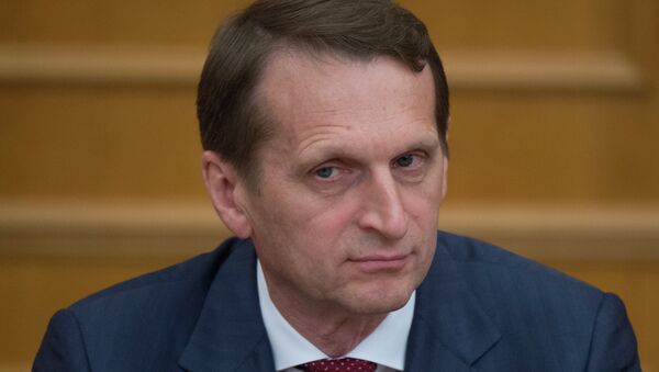 Serguéi Narishkin, presidente de la Duma de Estado de Rusia - Sputnik Mundo