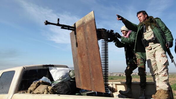 Fuerzas kurdas peshmergas cerca de la ciudad de Mosul - Sputnik Mundo