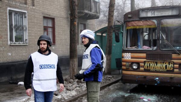 Representantes de la OSCE acudieron a revisar el lugar - Sputnik Mundo