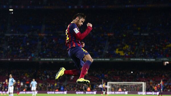 El futbolista del FC Barcelona Neymar - Sputnik Mundo