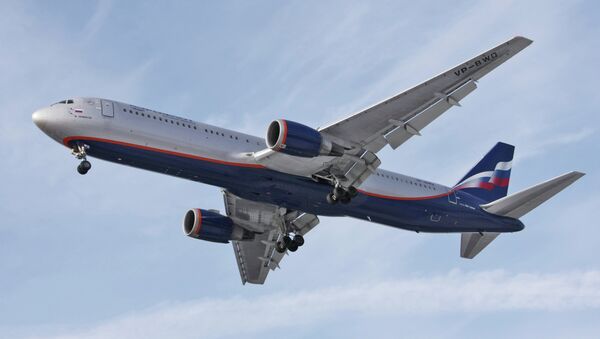 Самолет Boeing-767 авиакомпании Аэрофлот-Российские авиалинии - Sputnik Mundo