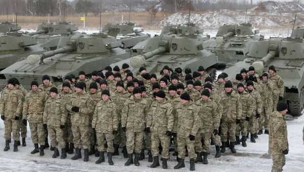 Militares de la Guardia Nacional de Ucrania - Sputnik Mundo