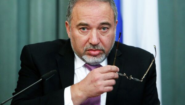 Avigdor Lieberman, ministro de Exteriores de Israel - Sputnik Mundo
