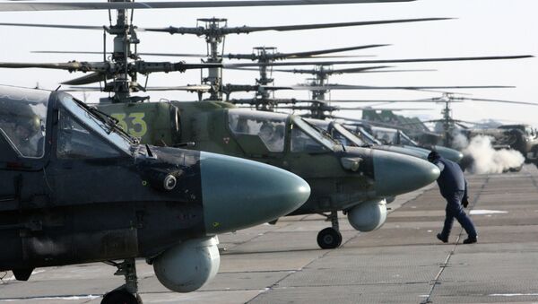Helicópteros de ataque Ka-52 Alligator - Sputnik Mundo