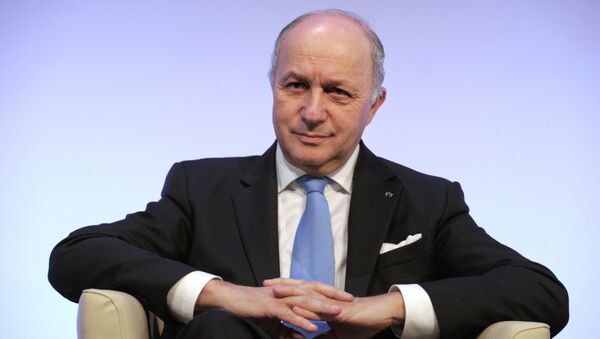 French Foriegn Minister Laurent Fabius - Sputnik Mundo