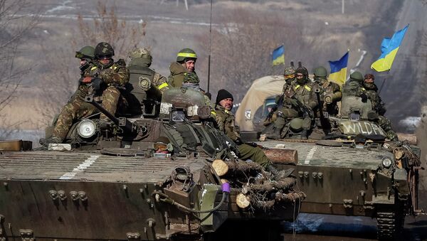 Militares ucranianos en Debáltsevo - Sputnik Mundo