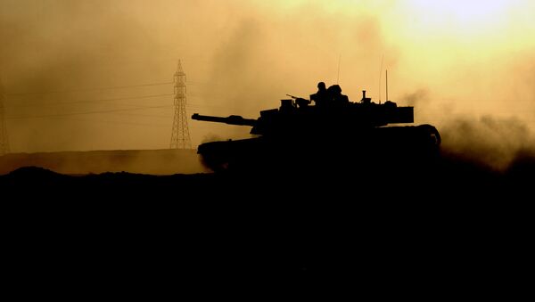 M1 Abrams tanque en Fallujah, Irak - Sputnik Mundo