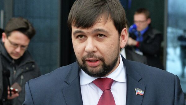 Denís Pushilin, representante de la autoproclamada República Popular de Donetsk (RPD) - Sputnik Mundo