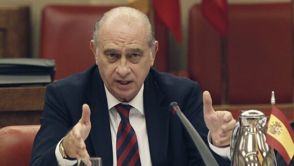 El ministro del Interior de España, Jorge Fernández Díaz - Sputnik Mundo