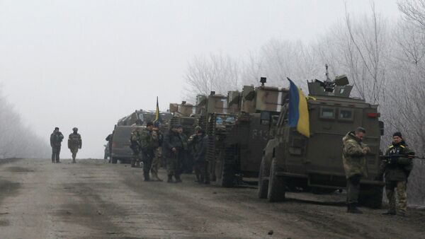 Convoy militar ucraniano - Sputnik Mundo