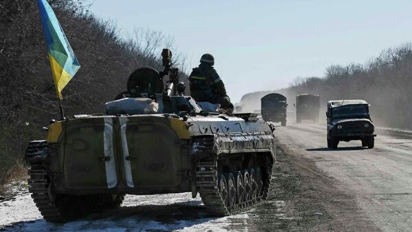 Soldados ucranianos cerca de la ciudad de Artiómovsk - Sputnik Mundo