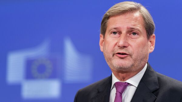 Johannes Hahn, comisario europeo de Política de Vecindad y para la Ampliación - Sputnik Mundo