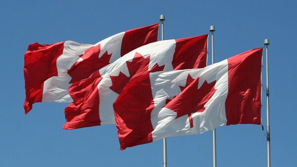 Канадские флаги - Sputnik Mundo