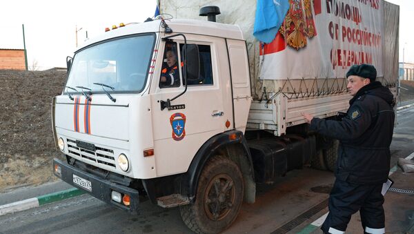 Caravana de Emergencias con la ayuda para Donbás - Sputnik Mundo