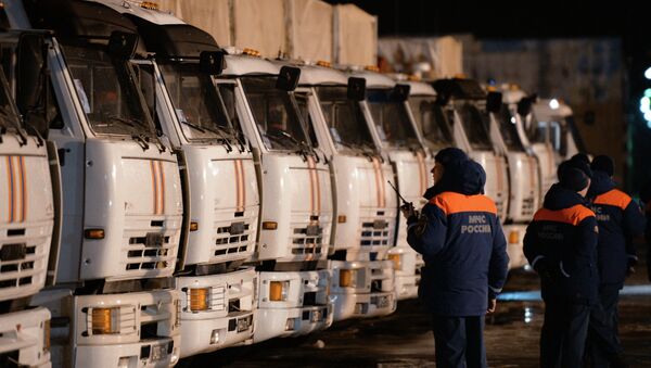 Convoy humanitario para Donbás (Archivo) - Sputnik Mundo