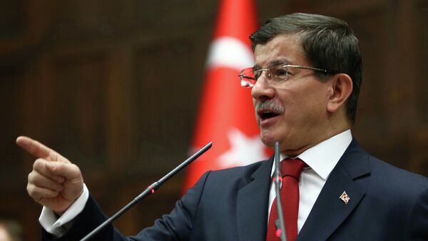 Ahmet Davutoglu, primer ministro de Turquía - Sputnik Mundo