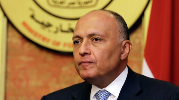 Sameh Shukri, ministro egipcio de Asuntos Exteriores - Sputnik Mundo