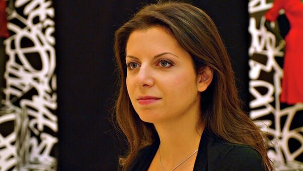 La redactora jefa del grupo mediático Rossiya Segodnya y de la cadena RT, Margarita Simonián - Sputnik Mundo