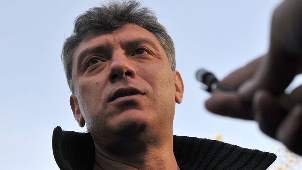 Borís Nemtsov, opositor ruso asesinado (archivo) - Sputnik Mundo