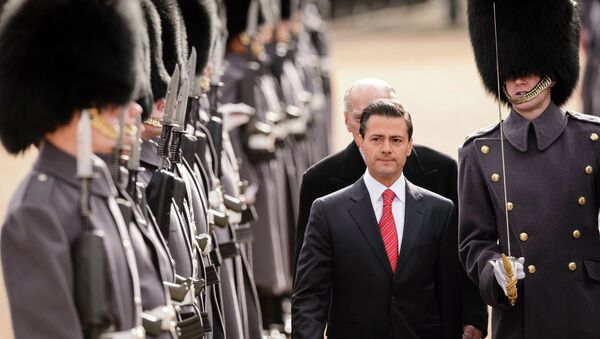 Enrique Peña Nieto, presidente de México  en la primera jornada de su visita de Estado a Reino Unido - Sputnik Mundo