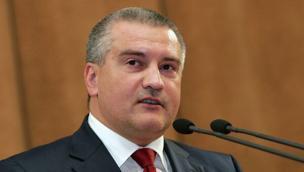 Serguéi Aksiónov, líder de la república de Crimea - Sputnik Mundo