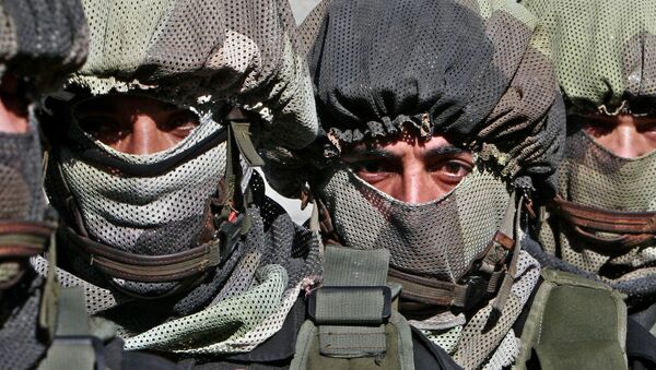 Miembros de las fuerzas de seguridad de Palestina (Archivo) - Sputnik Mundo