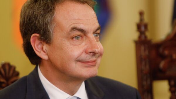 El expresidente del Gobierno de España José Luis Rodríguez Zapatero (archivo) - Sputnik Mundo