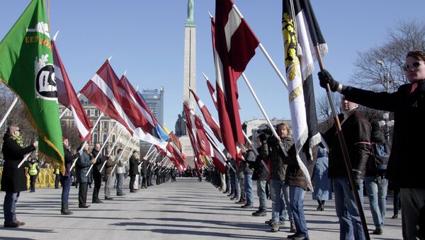 Conmemoración a voluntarios nazis en Letonia - Sputnik Mundo