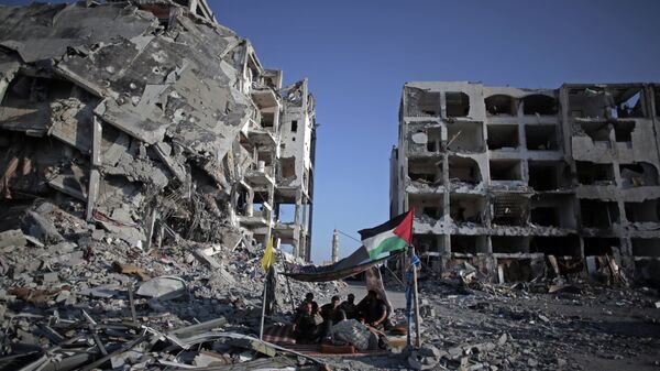 Situación en la Franja de Gaza - Sputnik Mundo