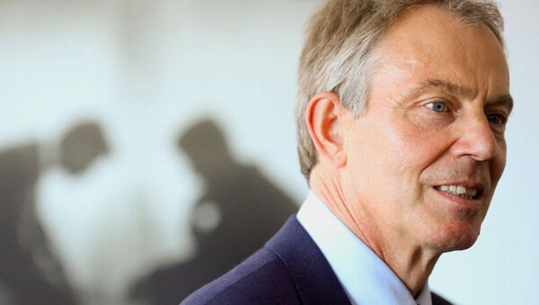 Tony Blair, exprimer ministro británico - Sputnik Mundo
