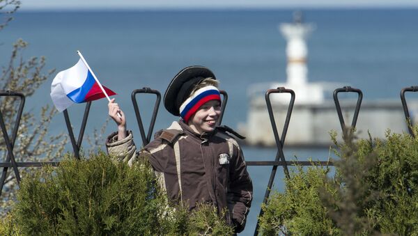 Празднование годовщины Крымской весны в Крыму - Sputnik Mundo