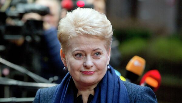 Dalia Grybauskaite, presidenta de Lituania (archivo) - Sputnik Mundo