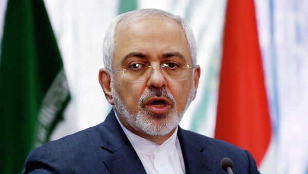 Iranian Foreign Minister Mohammad Javad Zarif speaks during a news conference with Iraqi Foreign Minister Ibrahim al-Jaafari in Baghdad, February 24, 2015 - Sputnik Mundo