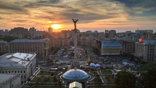 Plaza de la Independencia, Maidán Nezalézhnosti, en Kiev (archivo) - Sputnik Mundo