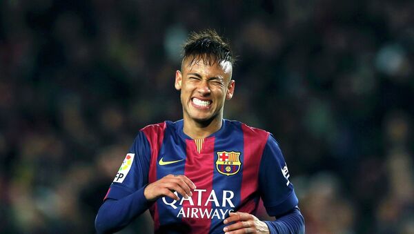 Neymar, jugador del F.C. Barcelona - Sputnik Mundo