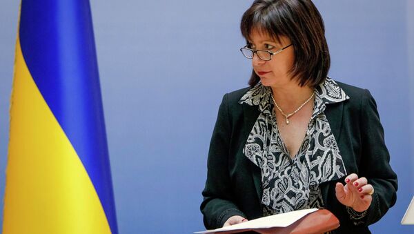 Natalia Yaresko, ministra de Finanzas de Ucrania - Sputnik Mundo