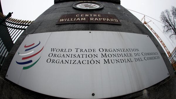Logo de la Organización Mundial de Comercio - Sputnik Mundo