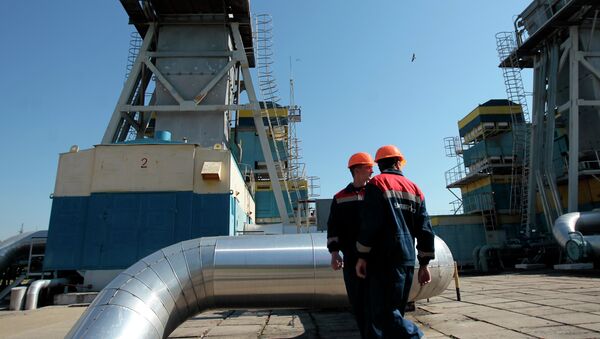 Estación de distribución de gas en Uzhgorod, Ucrania - Sputnik Mundo