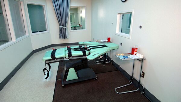 La sala de inyección letal en la prisión estatal de San Quintín, California - Sputnik Mundo
