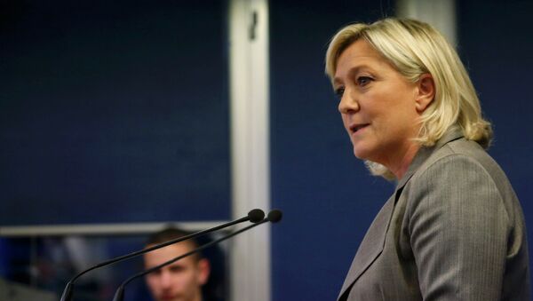 Marine Le Pen, presidenta del Frente Nacional - Sputnik Mundo