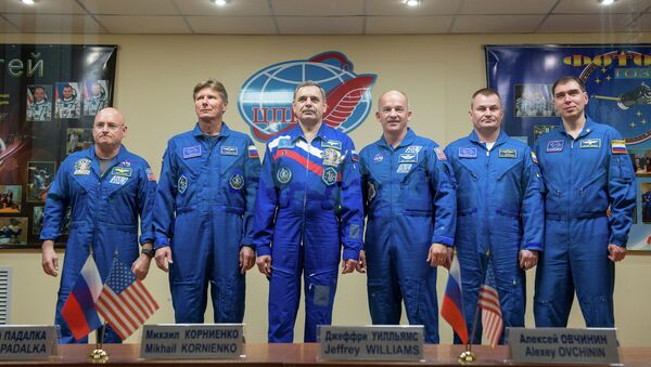 Expedition 43 Press Conference (201503260022HQ) - Sputnik Mundo