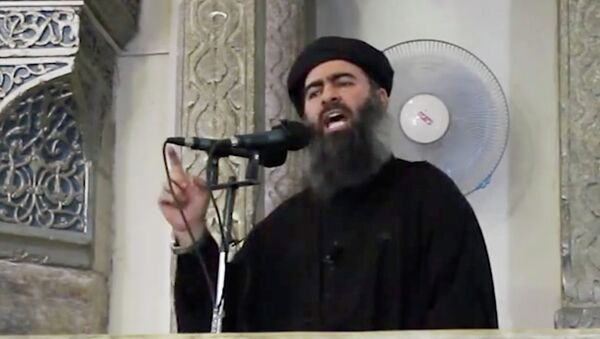 Abu Bakr al Baghdadi, líder del grupo terrorista Estado Islámico - Sputnik Mundo