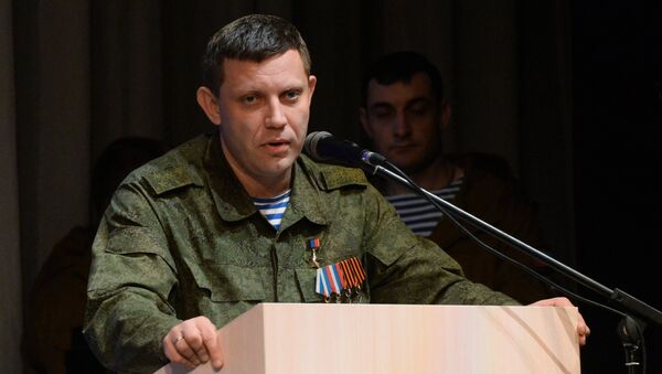 Alexandr Zajárchenko, líder de la autoproclamada República Popular de Donetsk - Sputnik Mundo