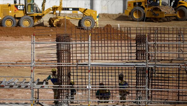 A view of construction works of the Youth Arena at Deodoro Sports Complex for the Rio 2016 Olympic Games, in Rio de Janeiro - Sputnik Mundo