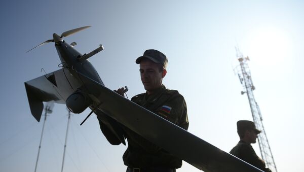 Dron ruso Zastava durante las maniobras en la región de Cheliábinsk - Sputnik Mundo