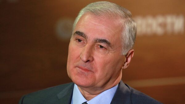 Президент Южной Осетии Леонид Тибилов посетил РИА Новости - Sputnik Mundo